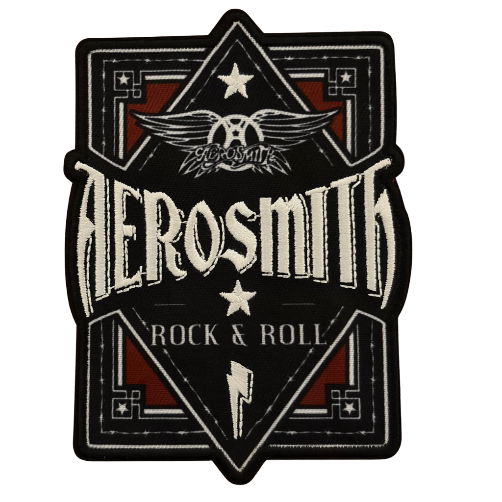 Aerosmith Patch · Rock & Roll (8cm x 12cm)