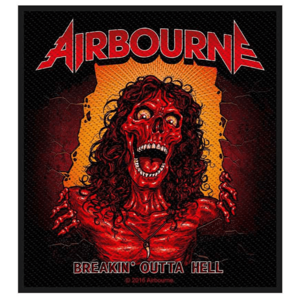 Airbourne Aufnaeher Patch Breakin Outta Hell
