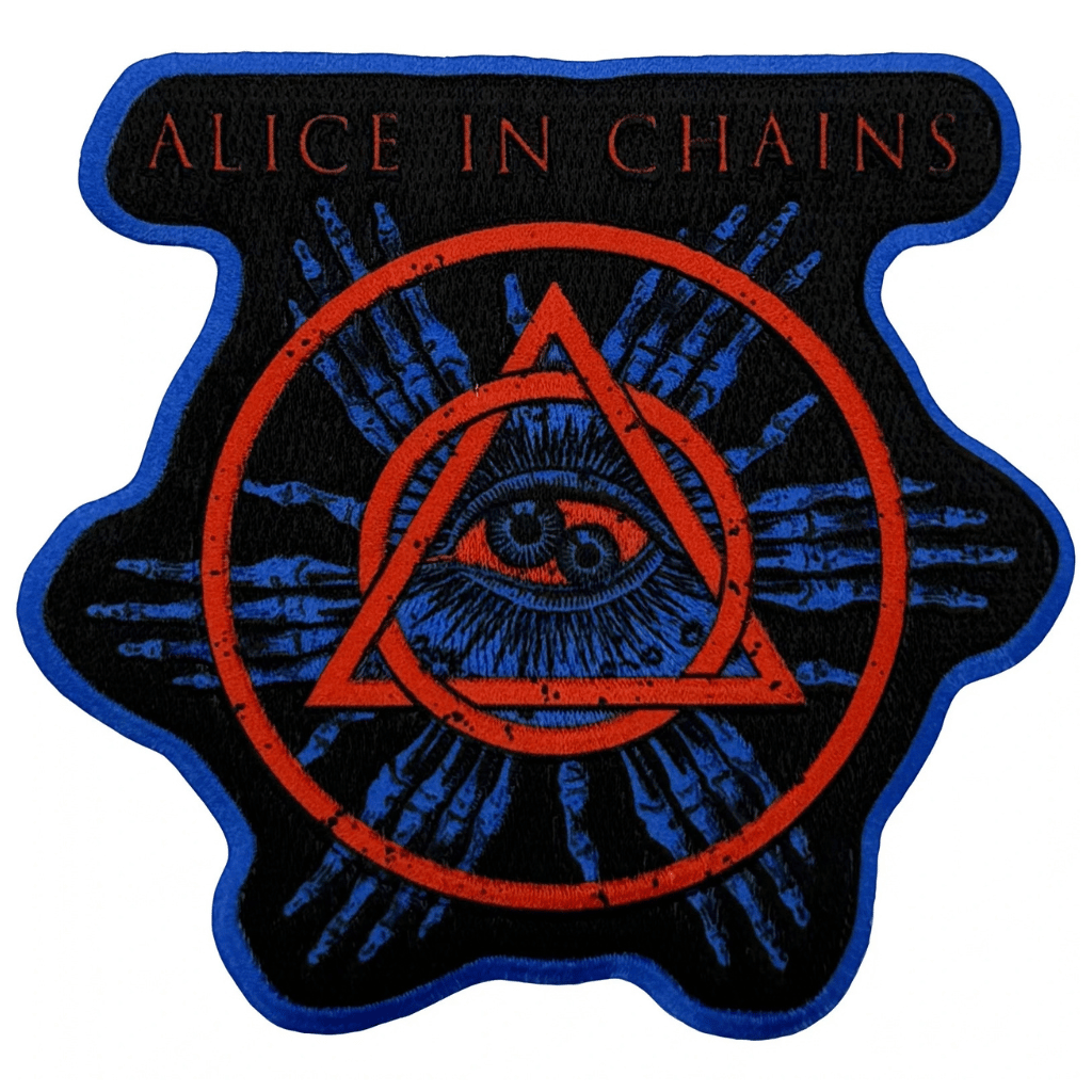 Alice In Chains Patch · Circle Triangle Cut Out