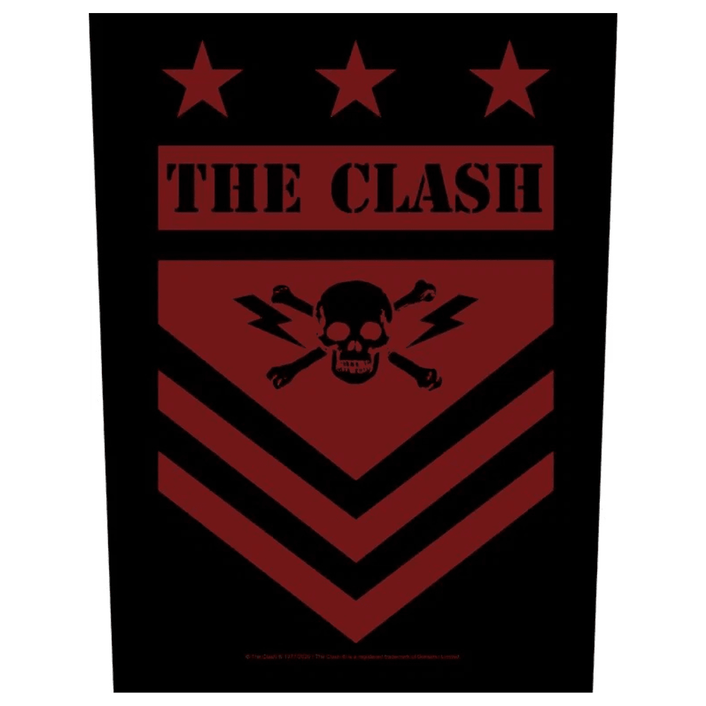 backpatch-the-clash-military-shield - Totenkopf.com