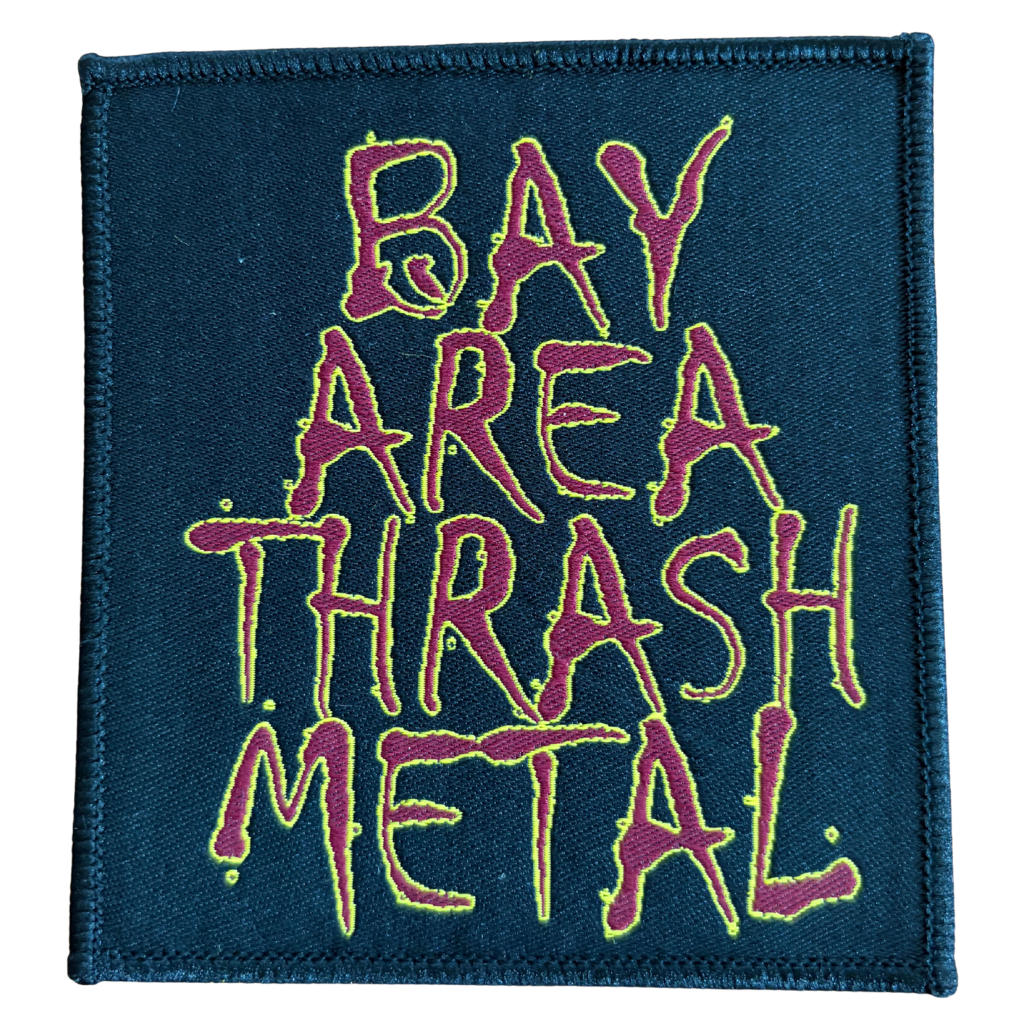 Biker & Motiv Patch · Bay Area Thrash Metal (9cm x 10cm)
