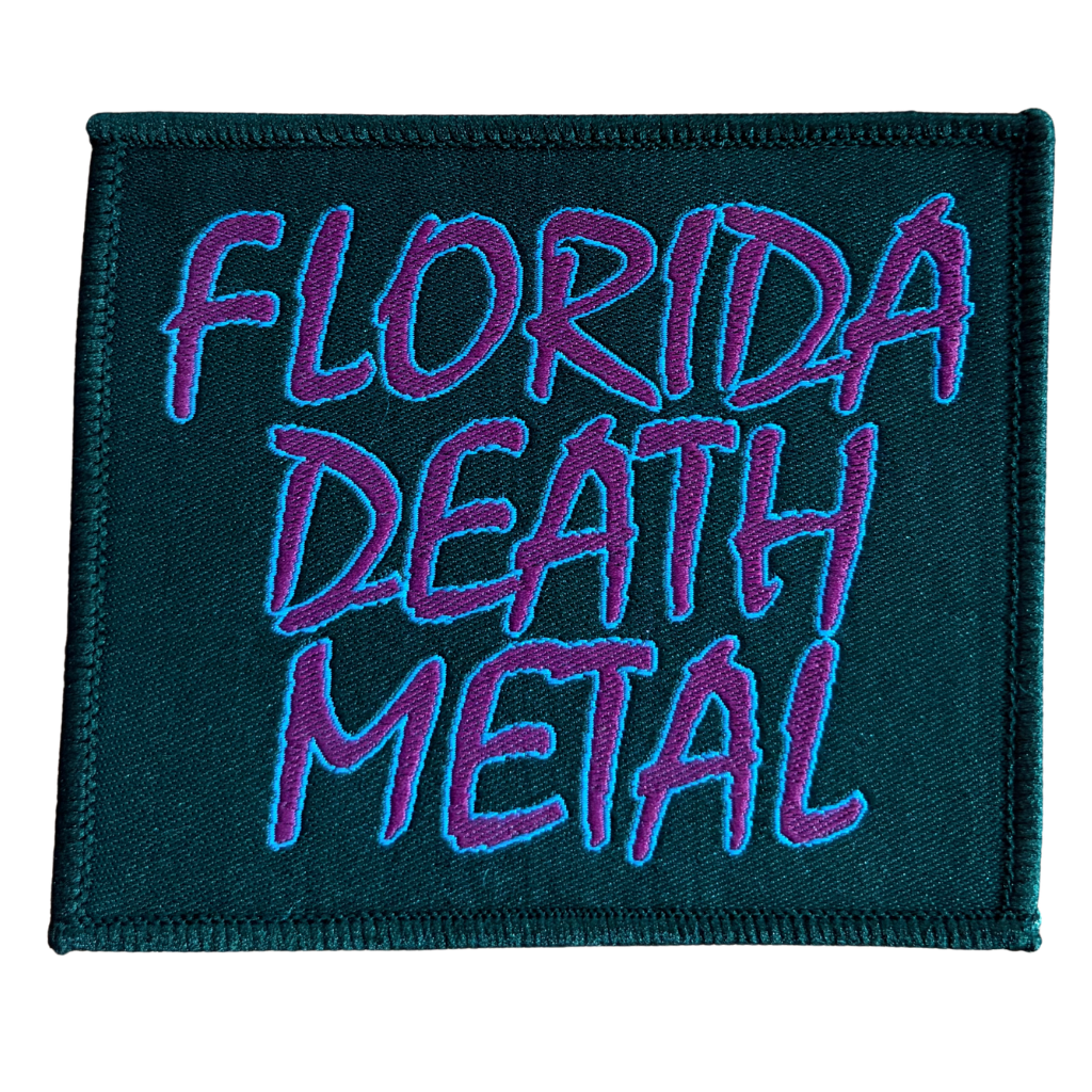 Biker & Motiv Patch · Florida Death Metal (10cm x 8cm)
