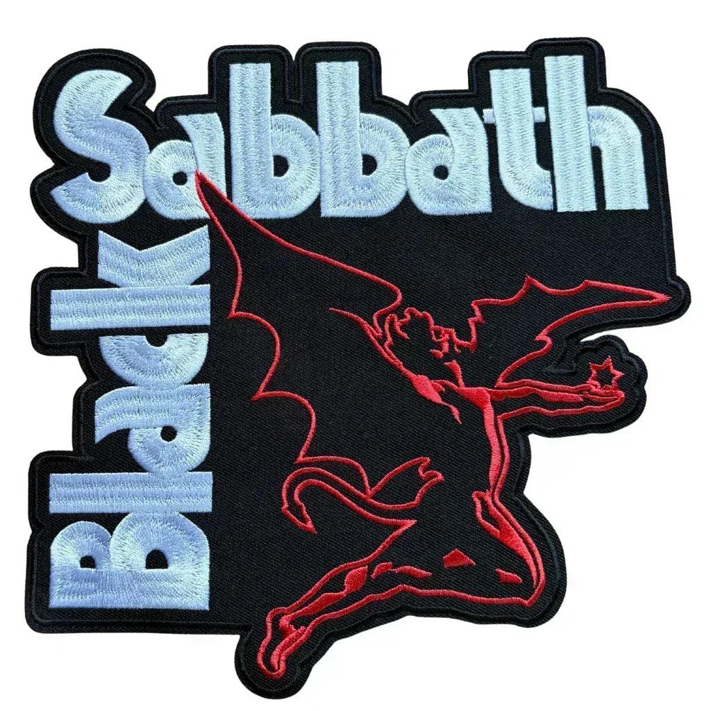 Black Sabbath Backpatch Rückenaufnäher · Dämon Cut Out Aufnäher (21cm x 21cm) - Totenkopf.com