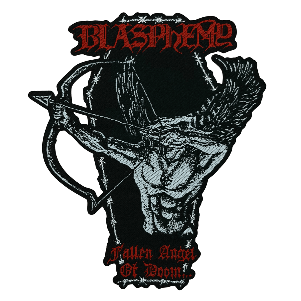 blasphemy-patch-fallen-angel-of-doom-cut-out - Totenkopf.com