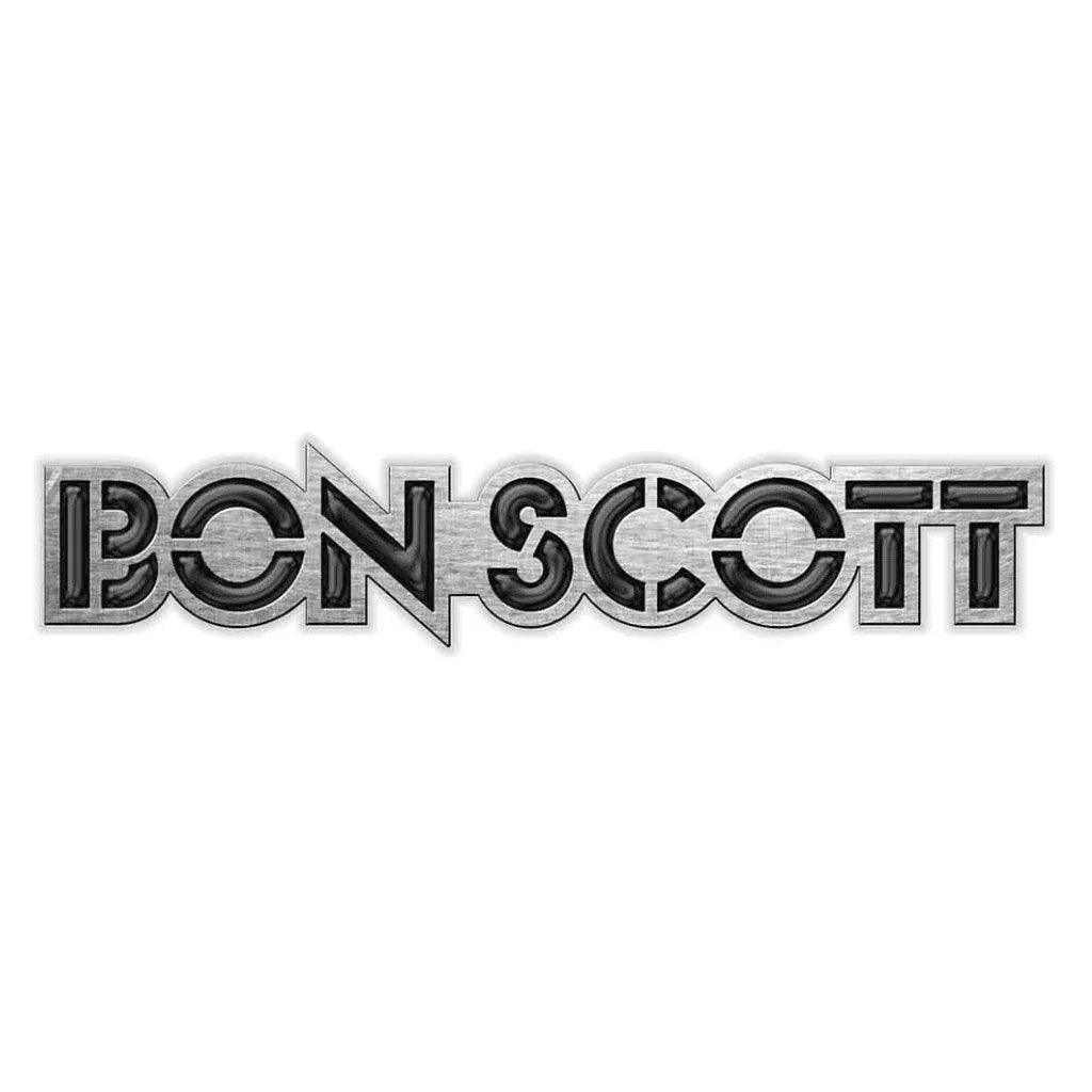 Bon Scott AC/DC Anstecker Pin · Logo (4cm x 1cm) - Totenkopf.com