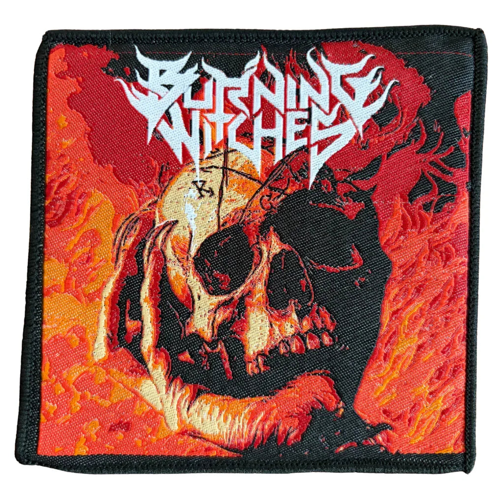 Burning Witches Patch · Skull (10cm x 10cm)
