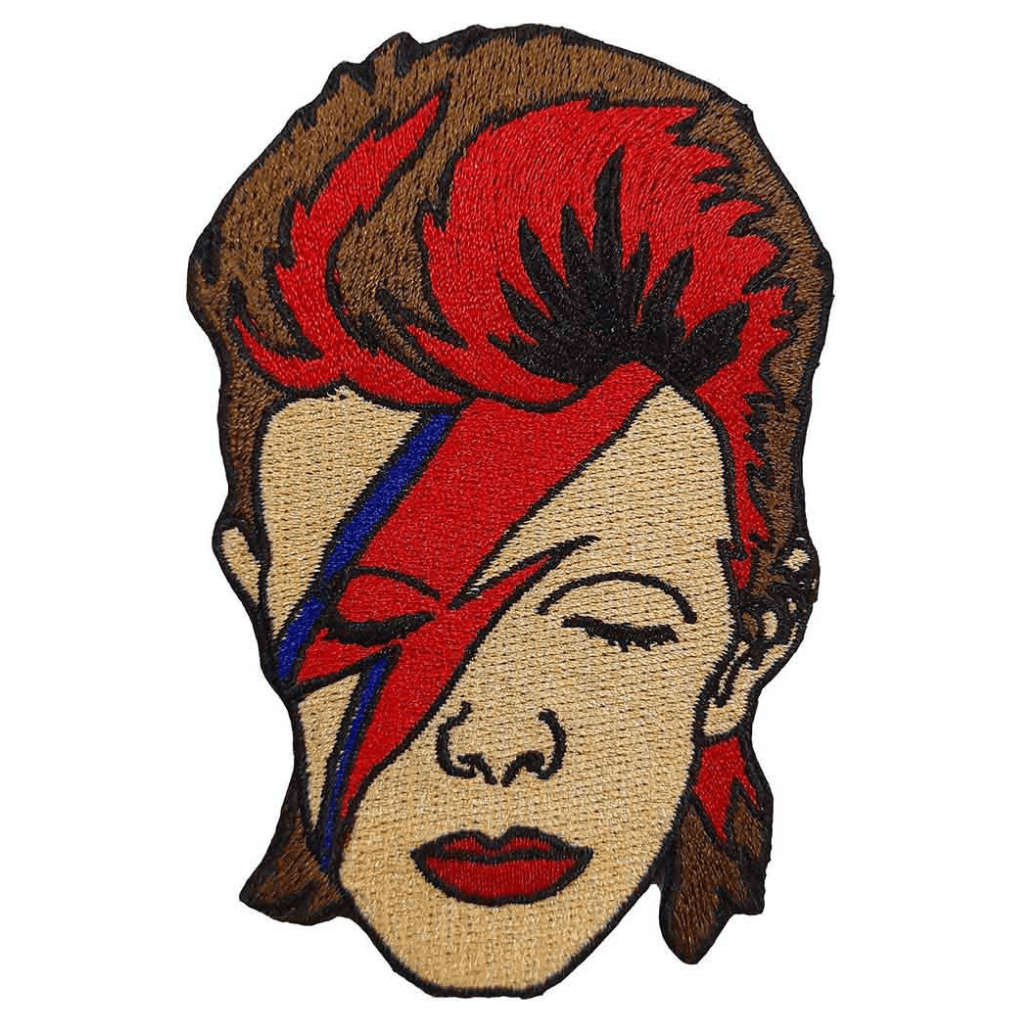 david-bowie-patch-ziggy-face - Totenkopf.com