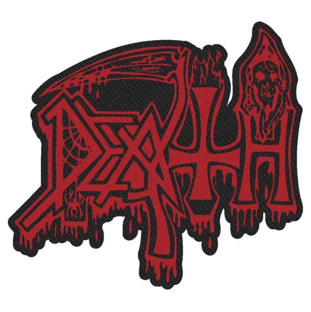 death-aufnaeher-patch-logo-red - Totenkopf.com