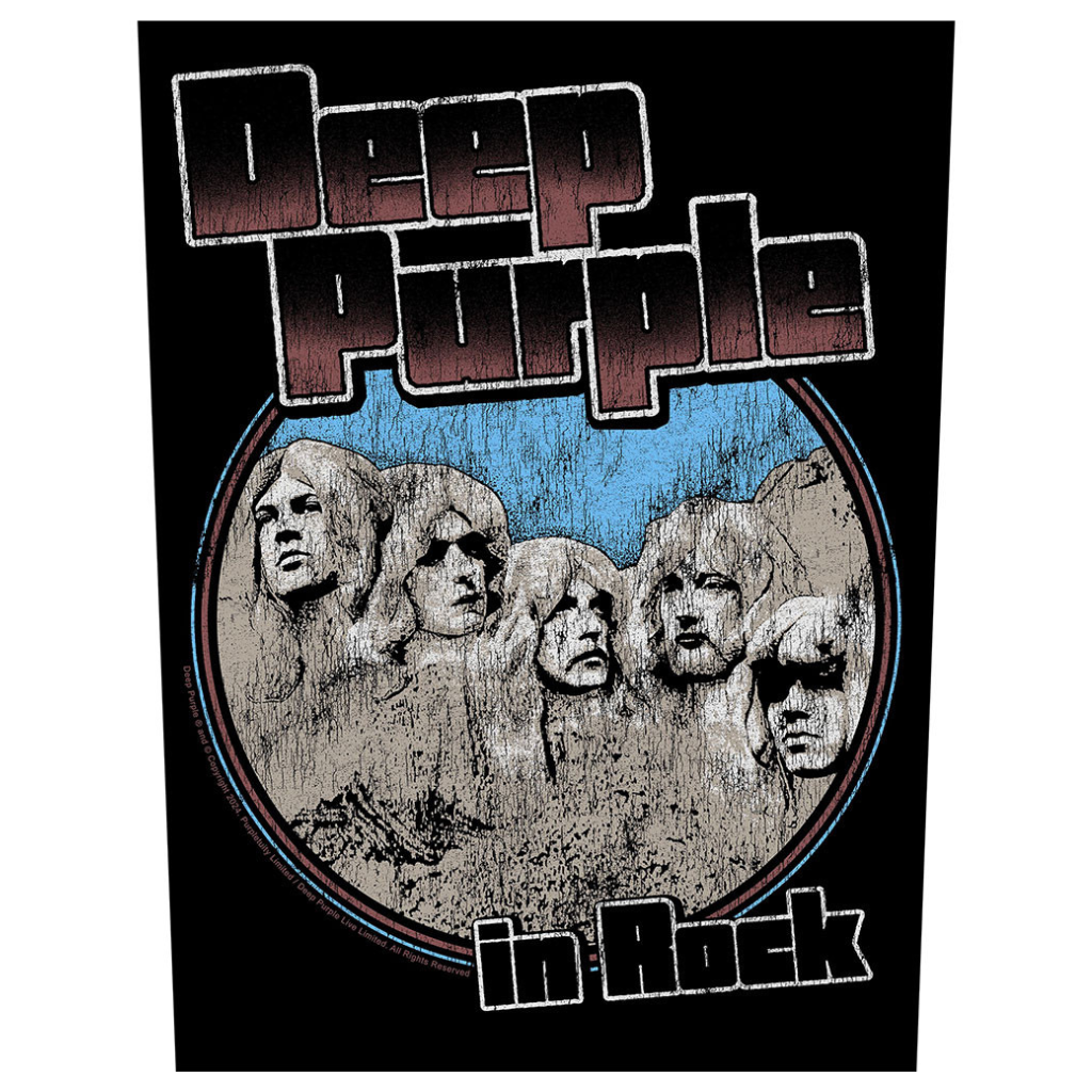 Deep Purple Backpatch Rückenaufnäher · In Rock (29cm x 34cm)
