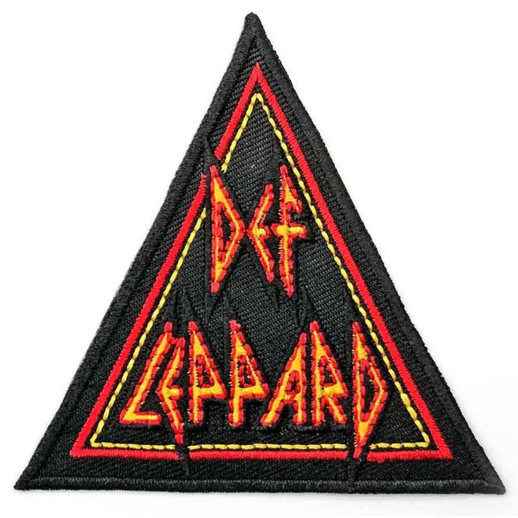 Def Leppard Patch · Tri Logo Woven (8cm x 8cm) - Totenkopf.com