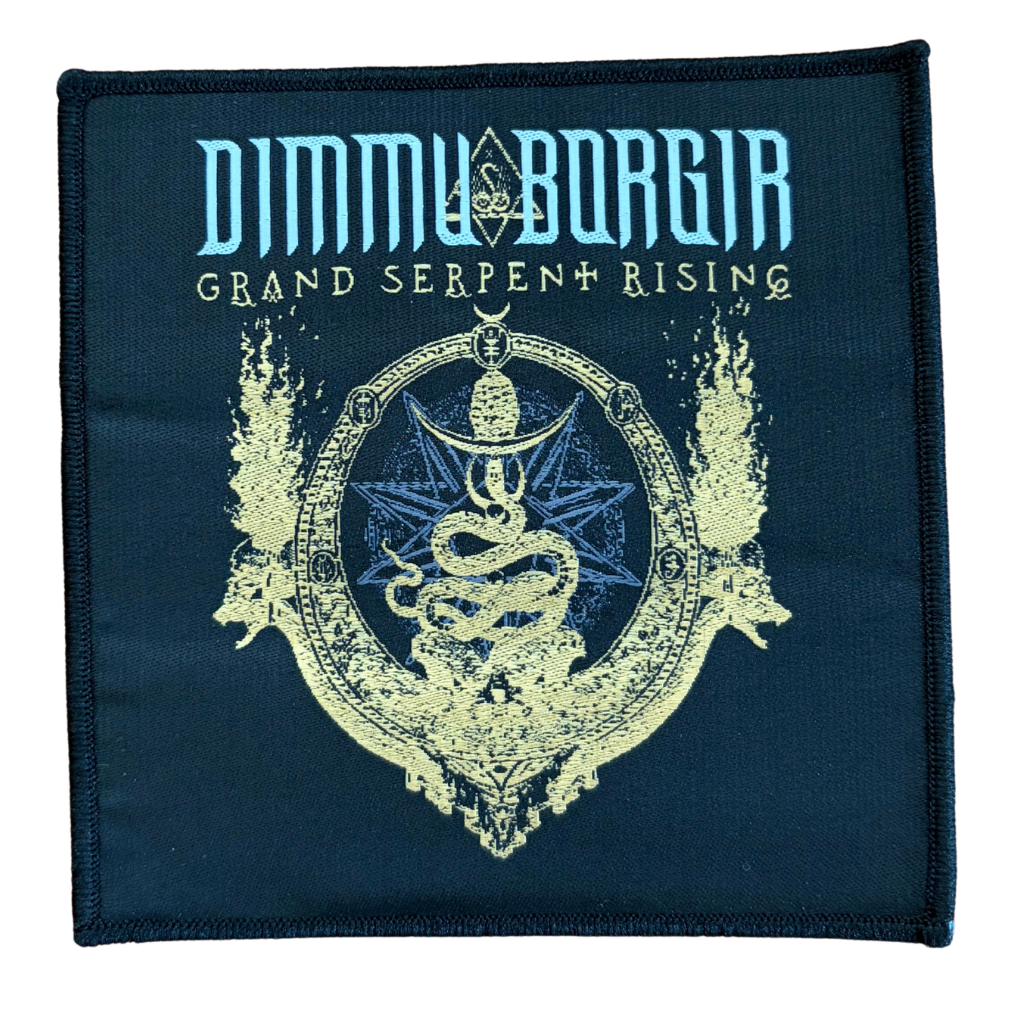 Dimmu Borgir Patch · Grand Serpent Rising Slv (10cm x 10cm)