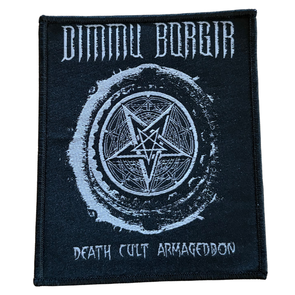 Dimmu Borgir Patch · Death Cult Armageddon Silver (8cm x 10cm)
