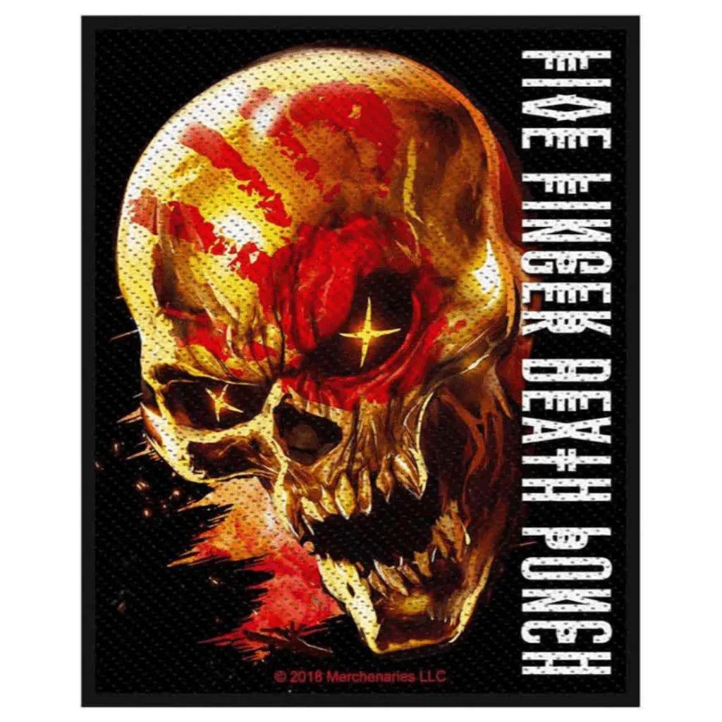 five-finger-death-punch-aufnaeher-patch-and-justice-for-none - Totenkopf.com