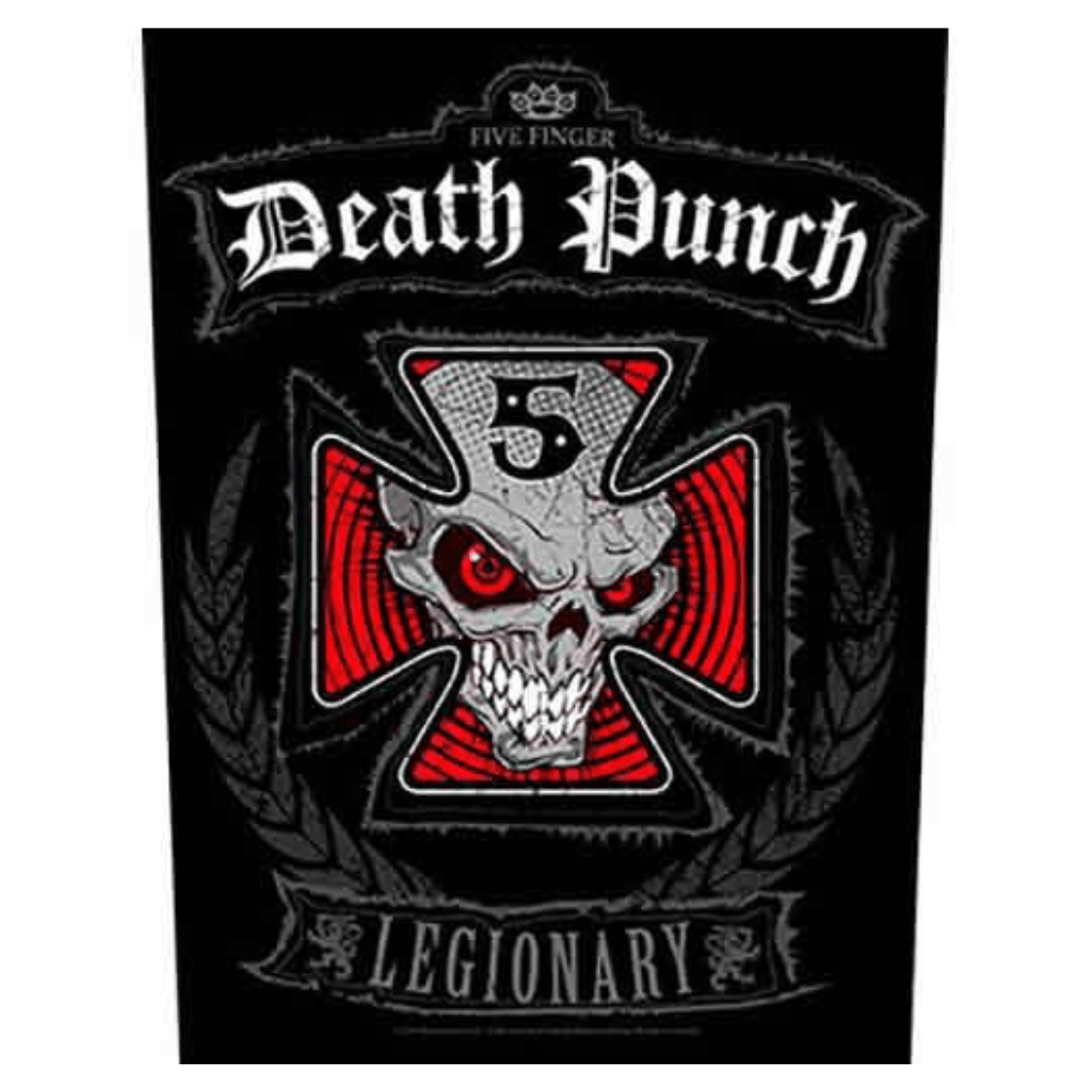 five-finger-death-punch-backpatch-legionary - Totenkopf.com