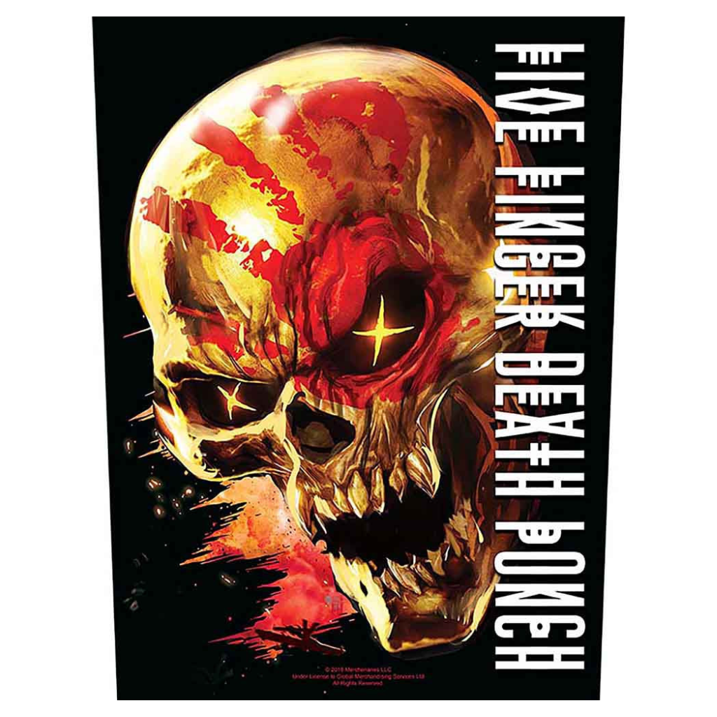Five Finger Death Punch Backpatch Rückenaufnäher · And Justice For None (29cm x 34cm)