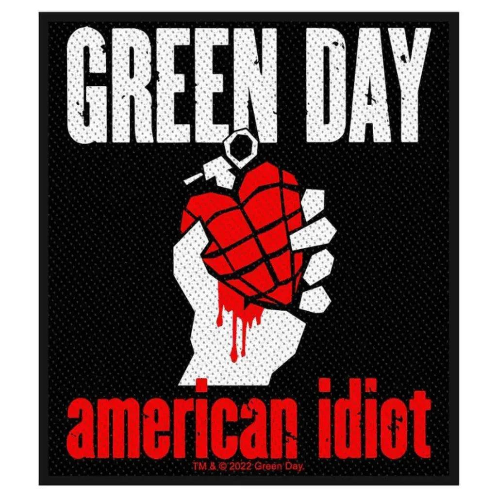 green-day-Aufnaeher-Patch-american-idiot - Totenkopf.com