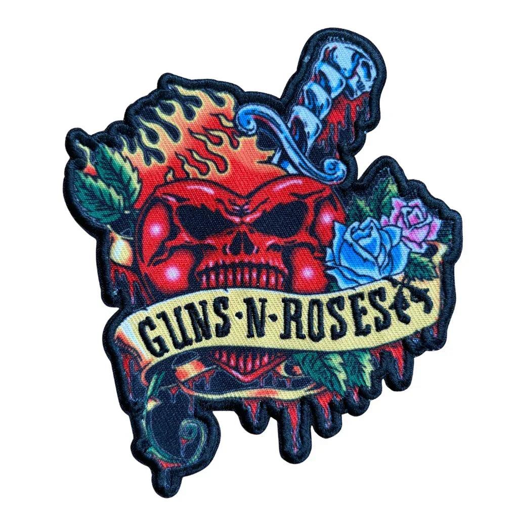 guns-n-roses-patch-dagger-heart - Totenkopf.com