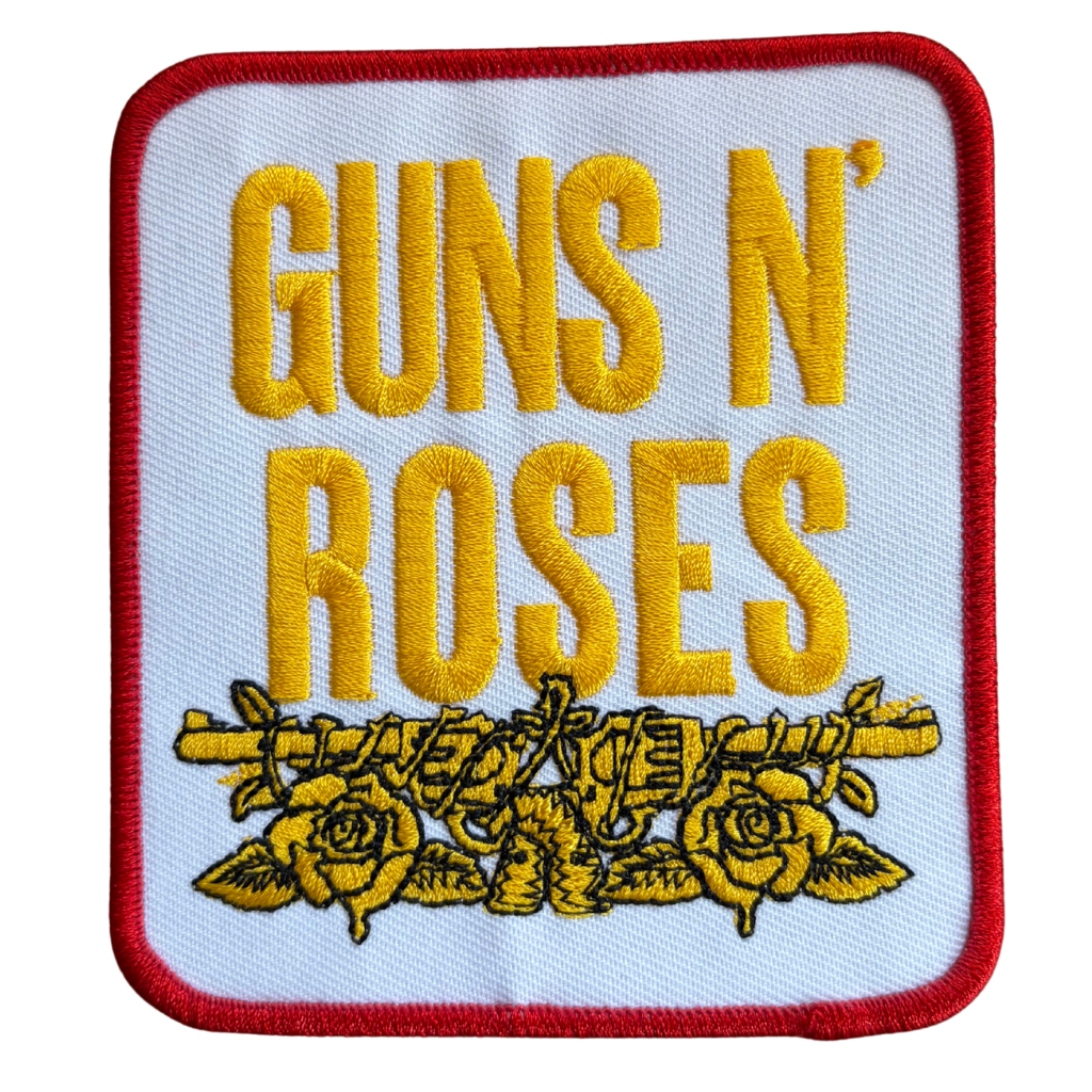 Guns N' Roses Patch · Stacked Red White (9cm x 10cm)
