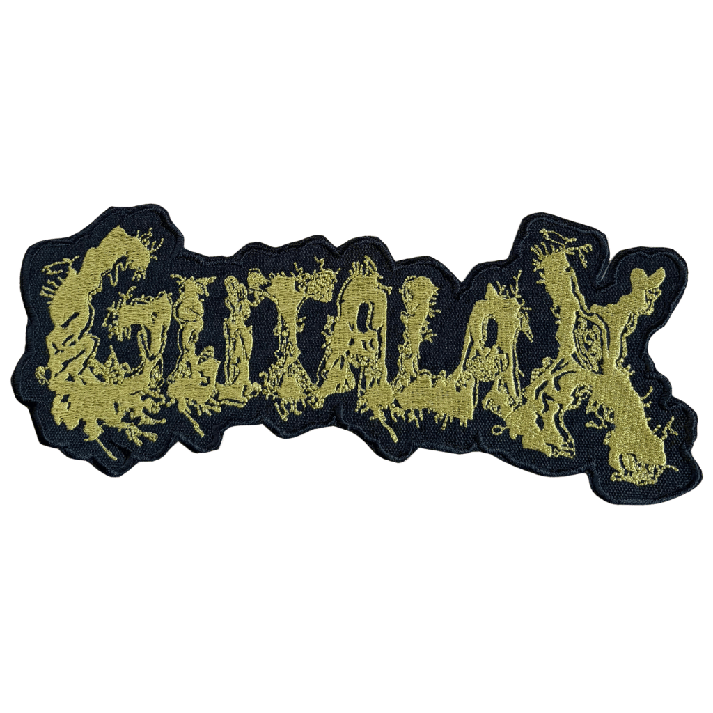 Gutalax Backpatch Rückenaufnäher · Logo Stripe Green (24cm x 10cm)