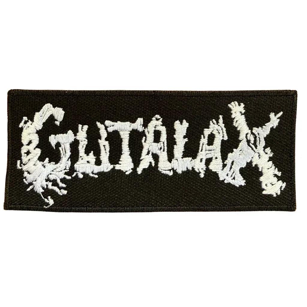 Gutalax Patch · Logo Stripe White (11cm x 5cm) - Totenkopf.com