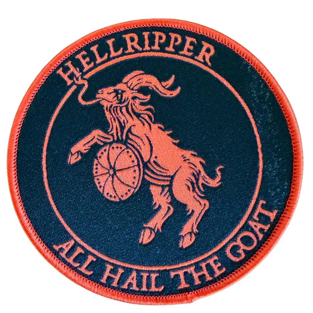hellripper-patch-all-hail-the-goat-red - Totenkopf.com