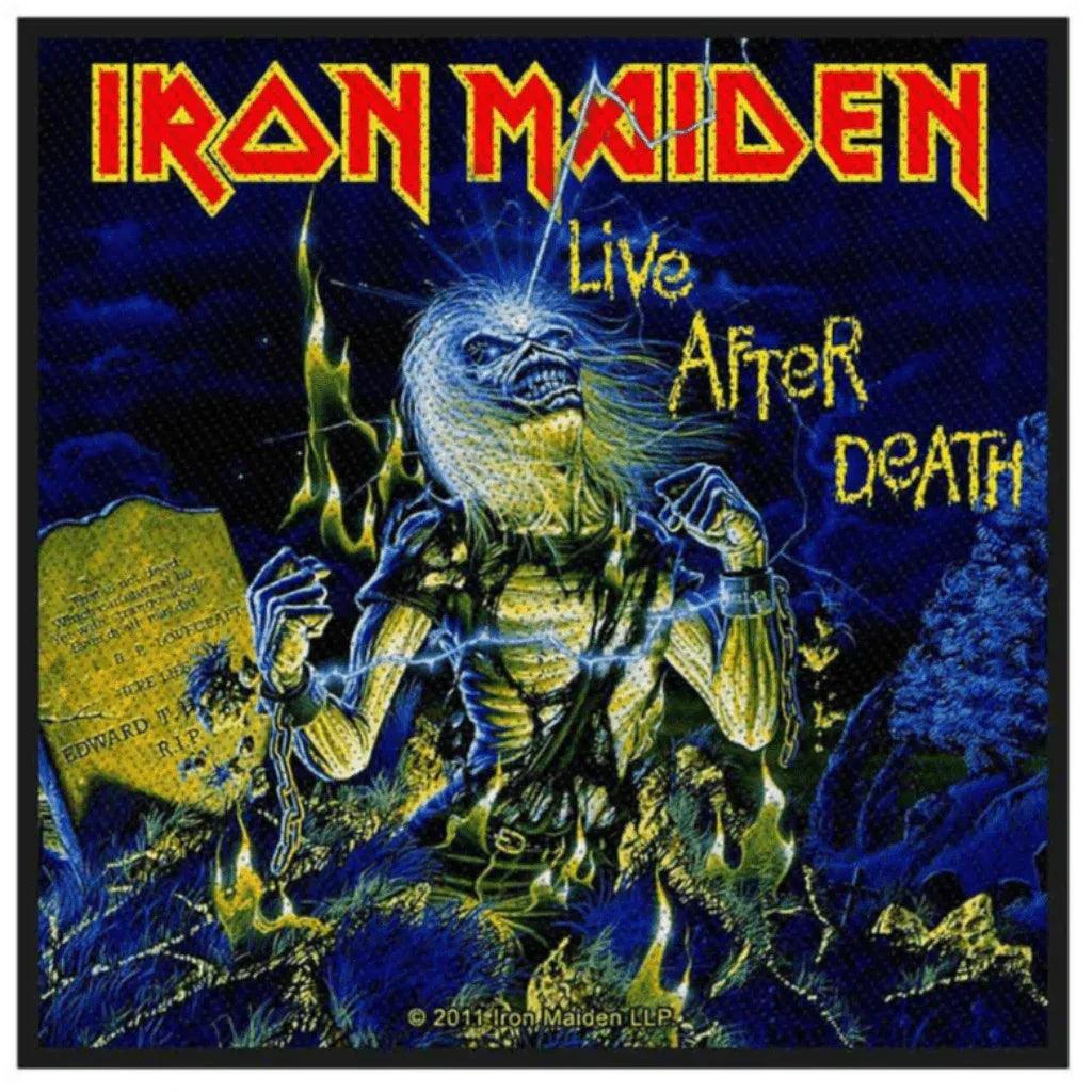 iron-maiden-aufnaeher-patch-live-after-death - Totenkopf.com