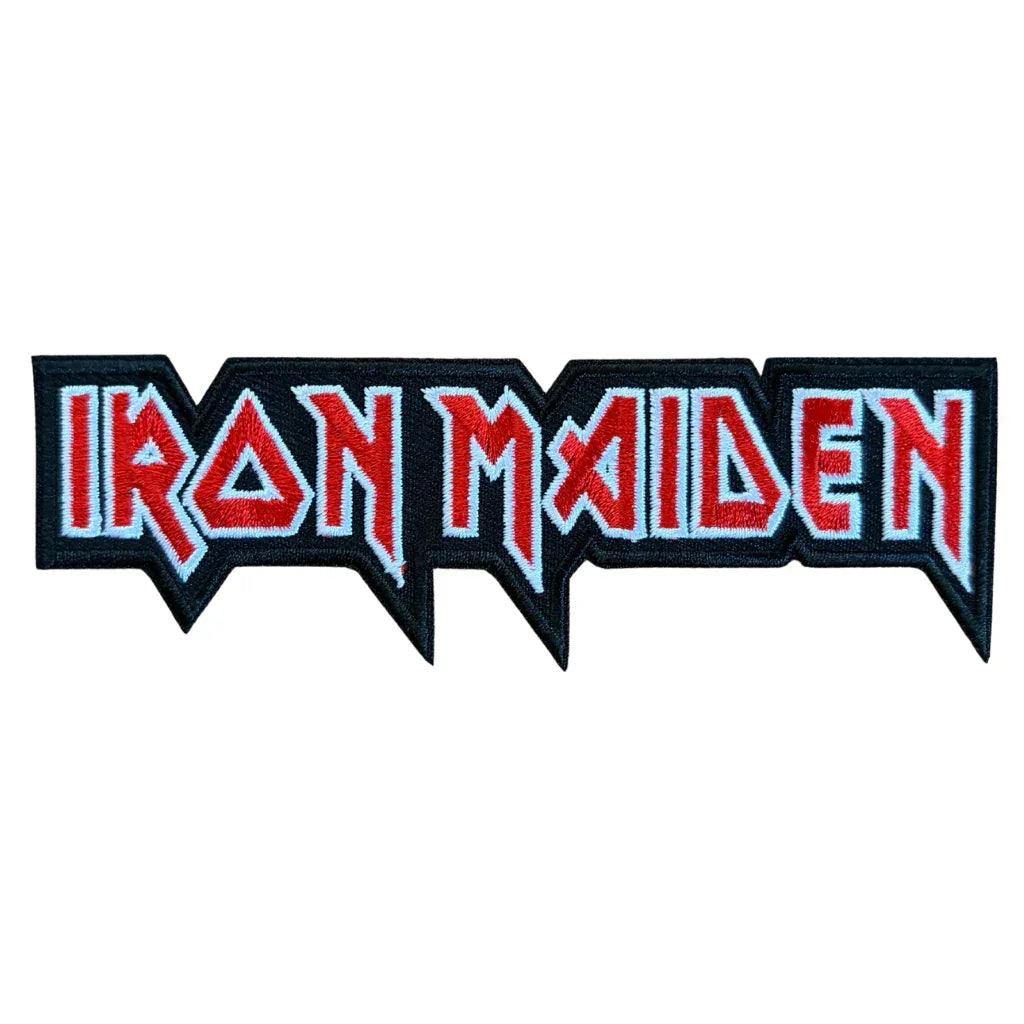 iron-maiden-patch-logo-stripe-cut-out - Totenkopf.com