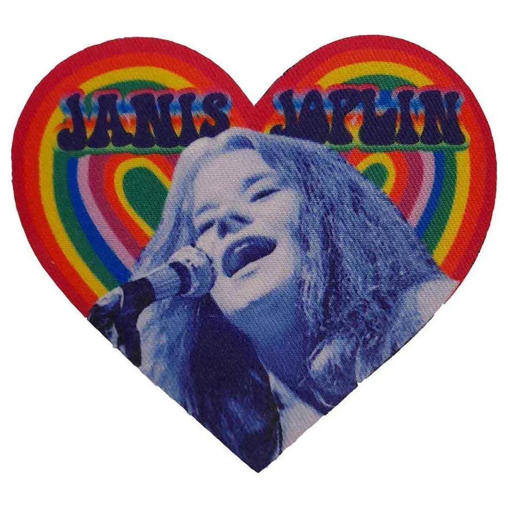 Janis Joplin Patch · Heart (10cm x 9cm) - Totenkopf.com