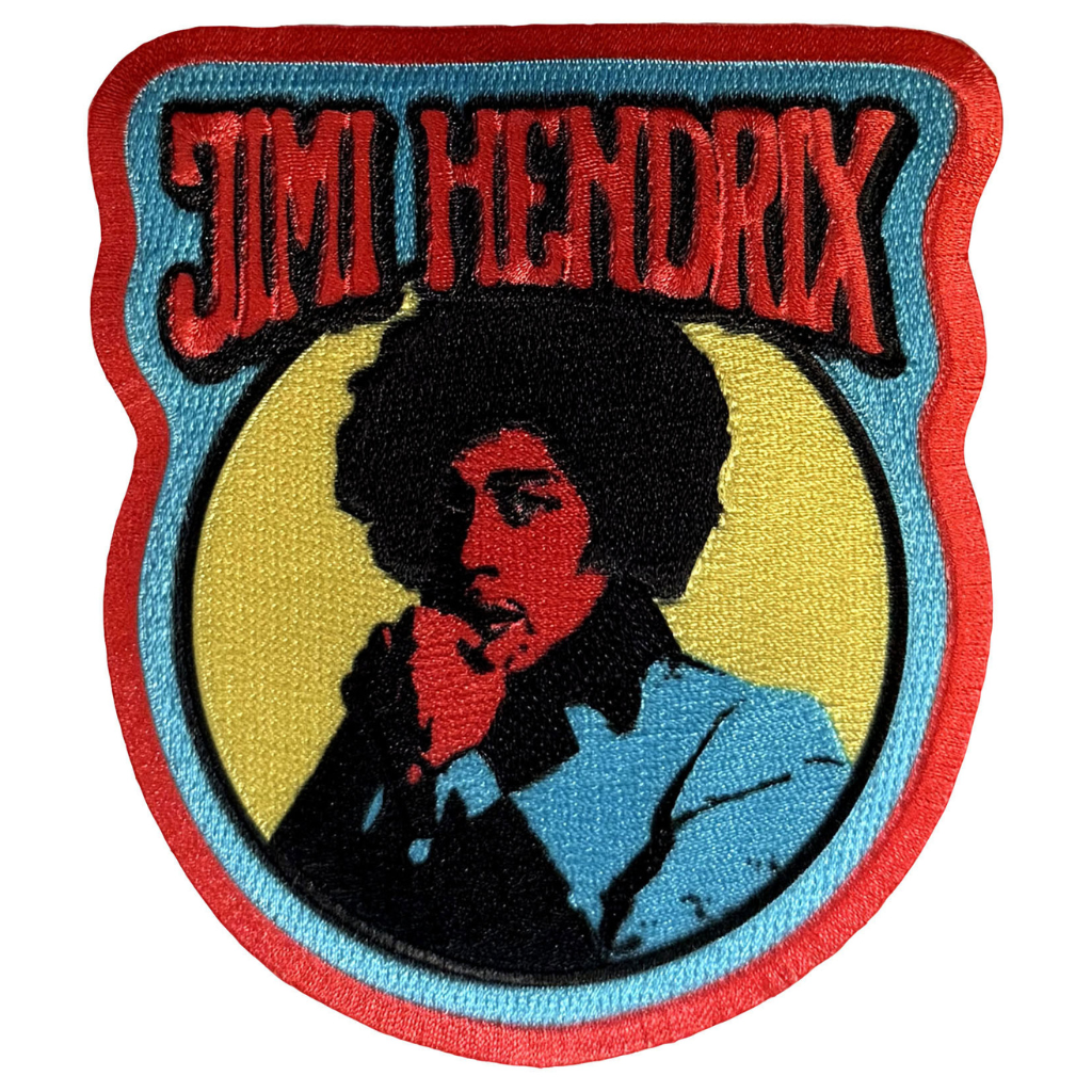 Jimi Hendrix Patch · Vintage (9cm x 10cm)