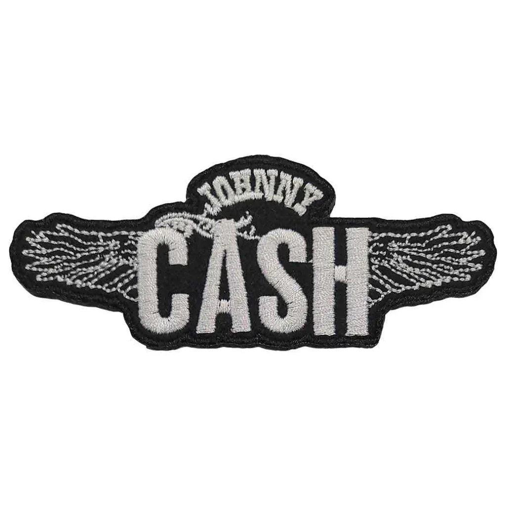 Johnny Cash Patch · Wings (10cm x 4cm) - Totenkopf.com