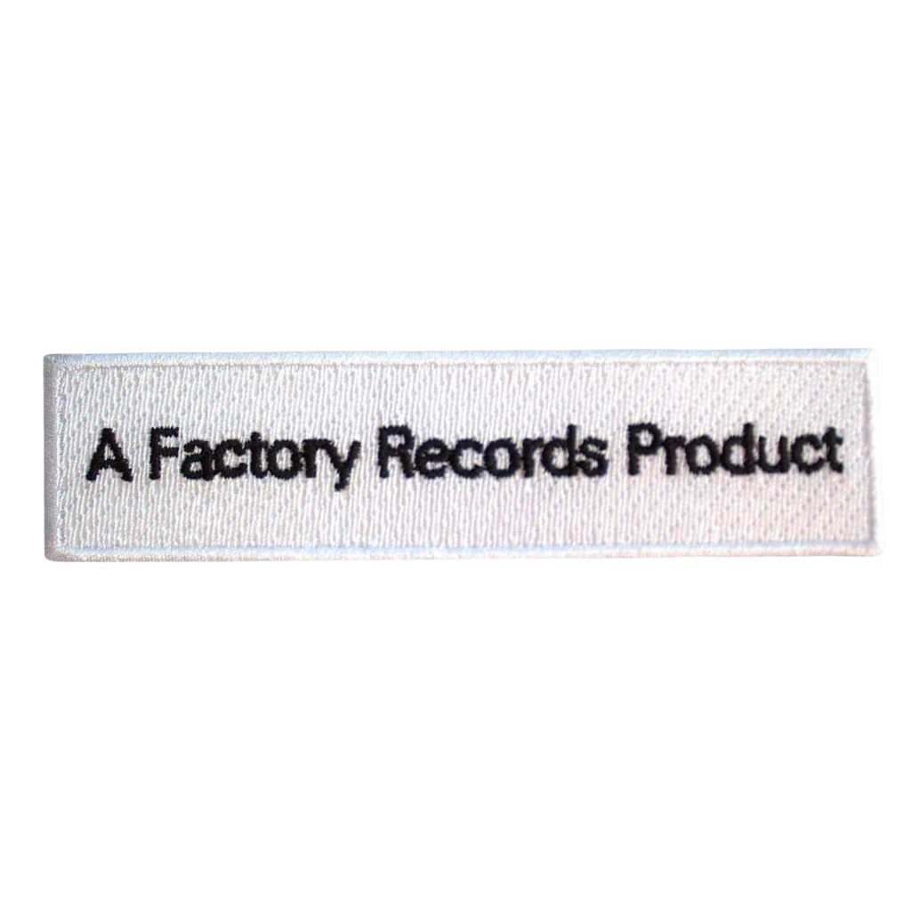 Joy Division Patch · Factory Records Stripe (10cm x 3cm)