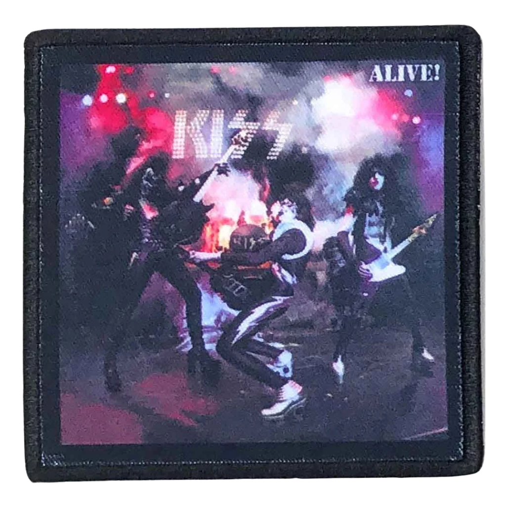Kiss Patch · Alive (9cm x 9cm)