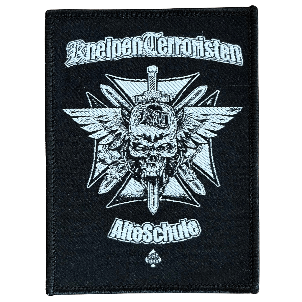 kneipenterroristen-patch-alte-schule - Totenkopf.com