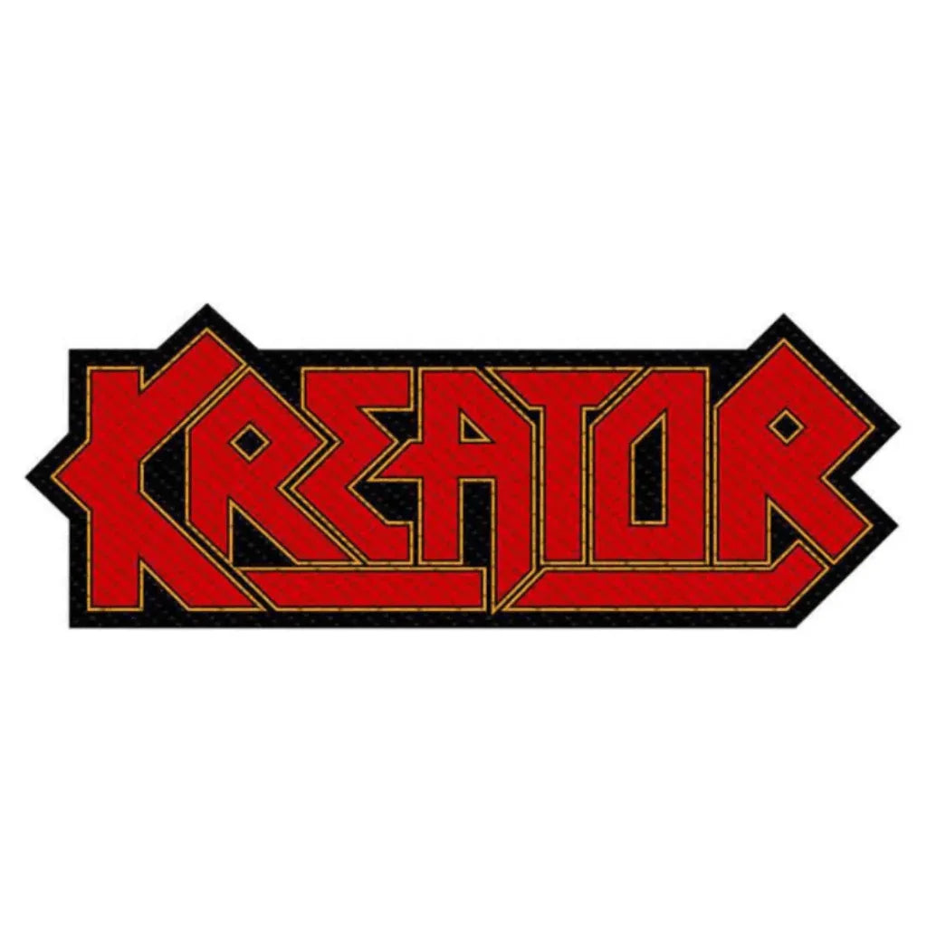 Kreator Patch · Red Logo Stripe (10cm x 4cm) - Totenkopf.com