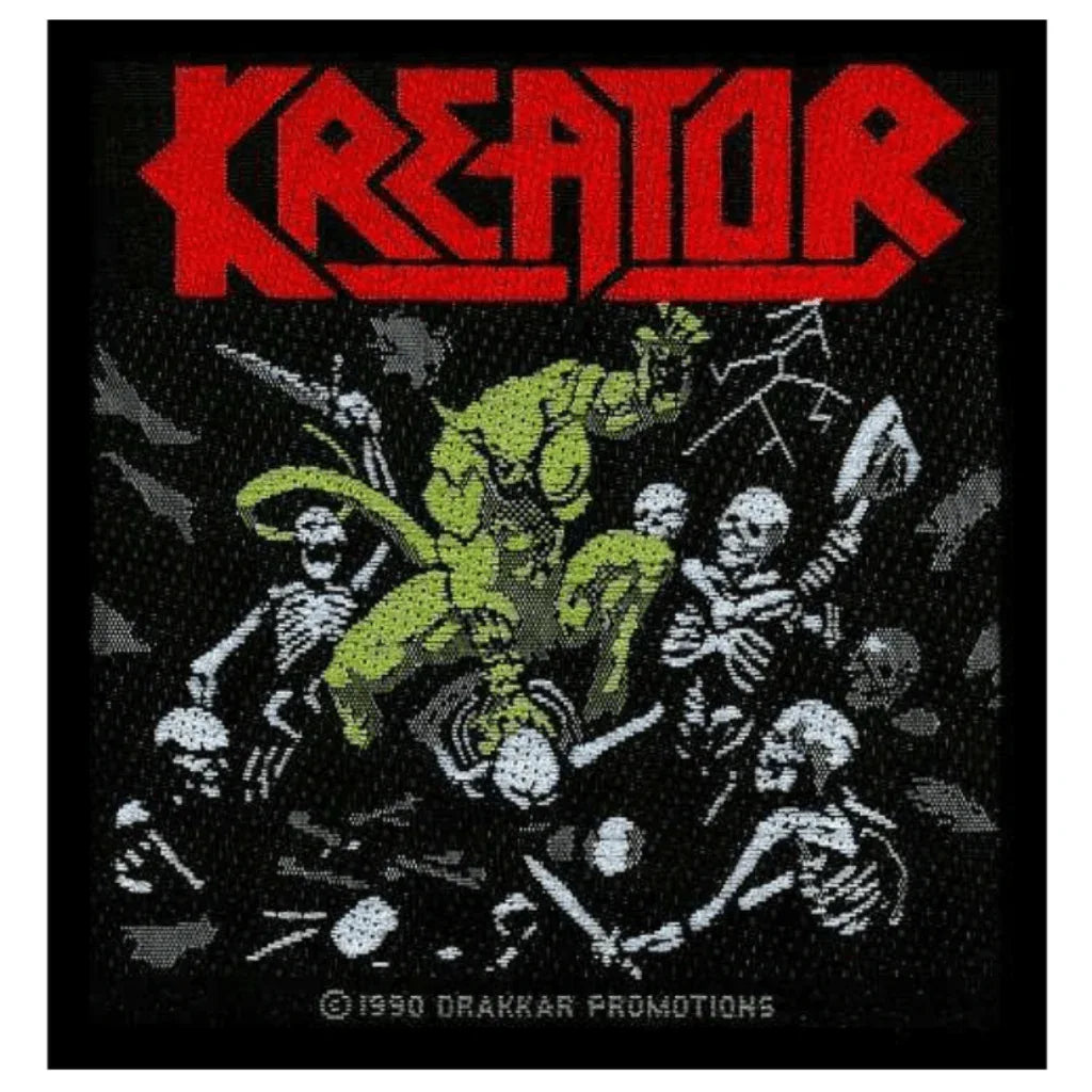 Kreator Patch · Pleasure To Kill (8cm x 8cm) - Totenkopf.com