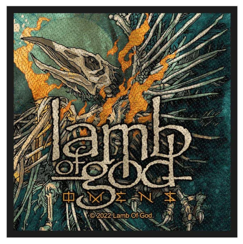 lamb-of-god-patch-aufnaeher-omens - Totenkopf.com