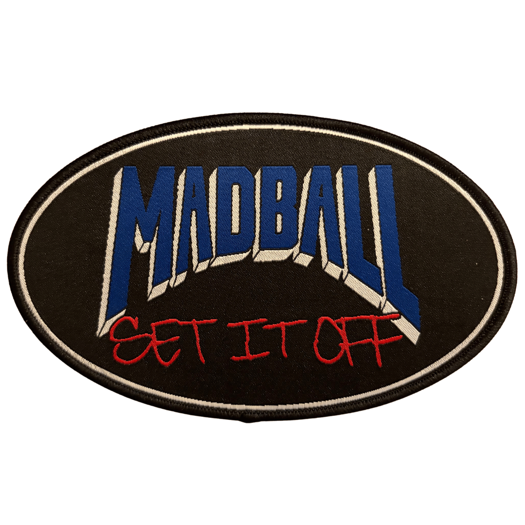 Madball Grosser Ovaler Patch · Set It Off (15cm x 9cm)