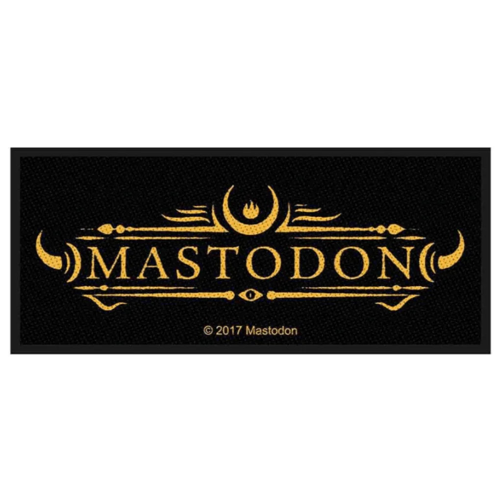 Mastodon Patch · Logo Stripe (10cm x 4cm) - Totenkopf.com