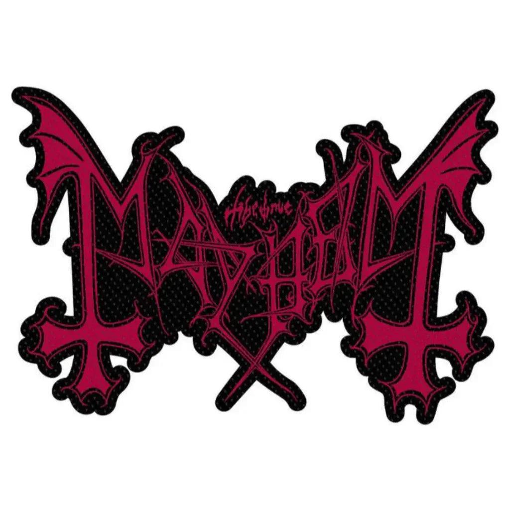 mayhem-patch-aufnaeher-logo-red - Totenkopf.com