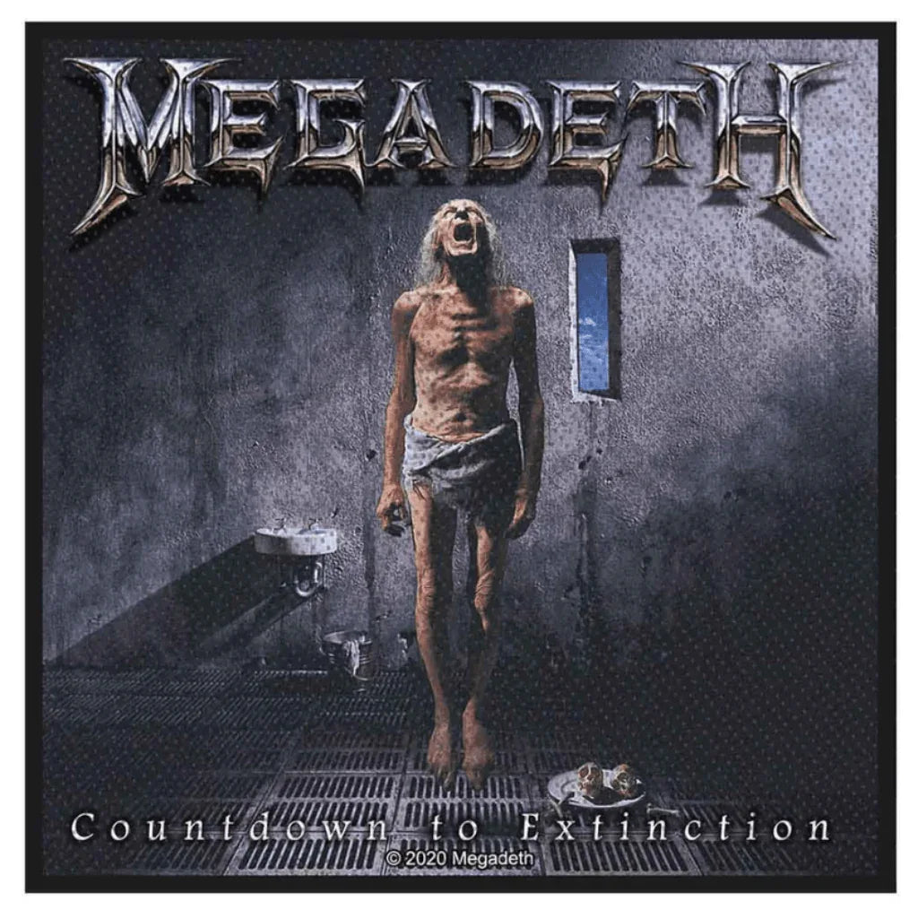 Megadeth Patch · Countdown To Extinction (10cm x 10cm) - Totenkopf.com