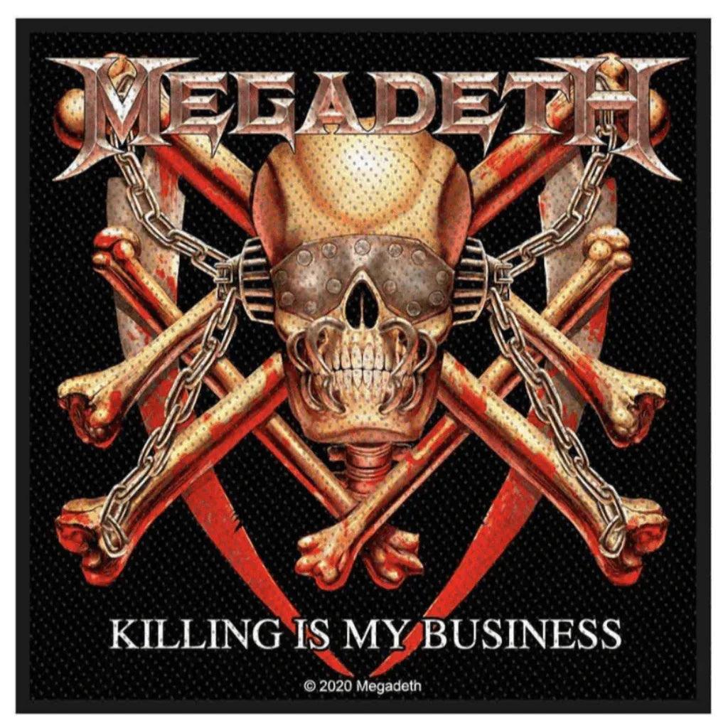 megadeth-aufnaeher-patch-killing-is-my-business - Totenkopf.com