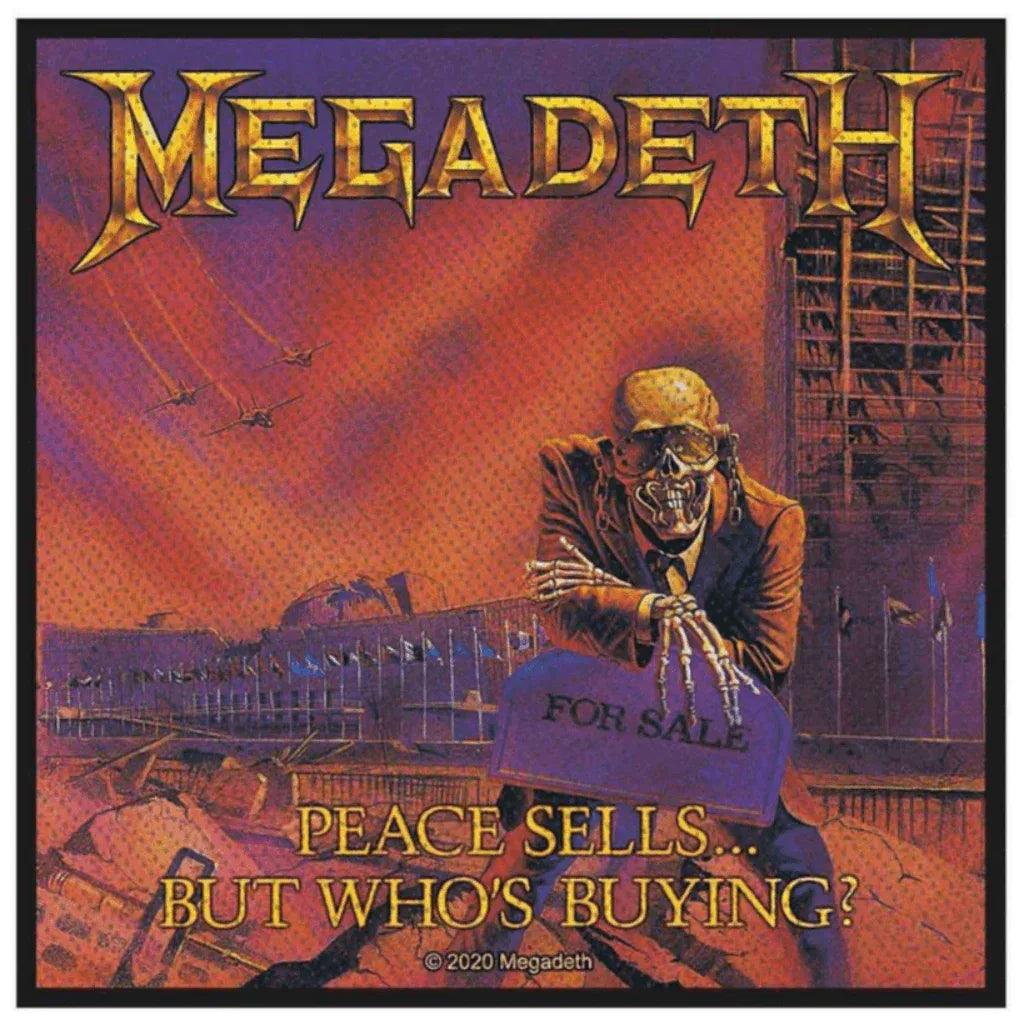megadeth-aufnaeher-patch-peace-sells-light - Totenkopf.com