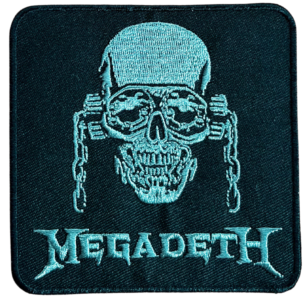 Megadeth Patch · Vic Rattlehead Black (8cm x 8cm)