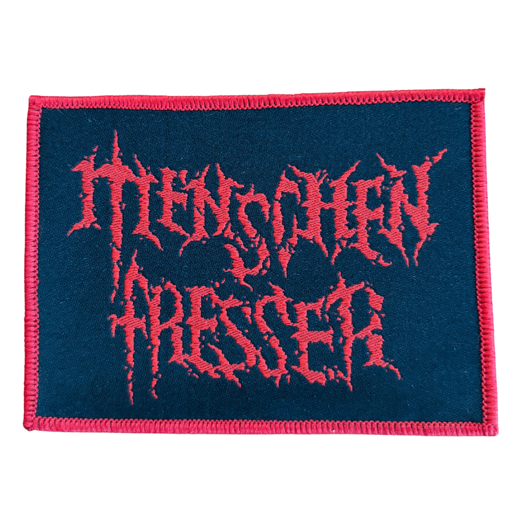 menschenfresser-patch-rot-schwarz - Totenkopf.com