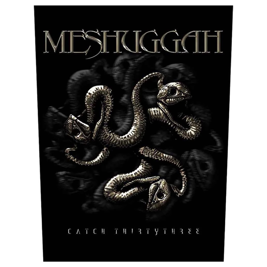 Meshuggah Backpatch Rückenaufnäher · Catch 33 (29cm x 34cm)