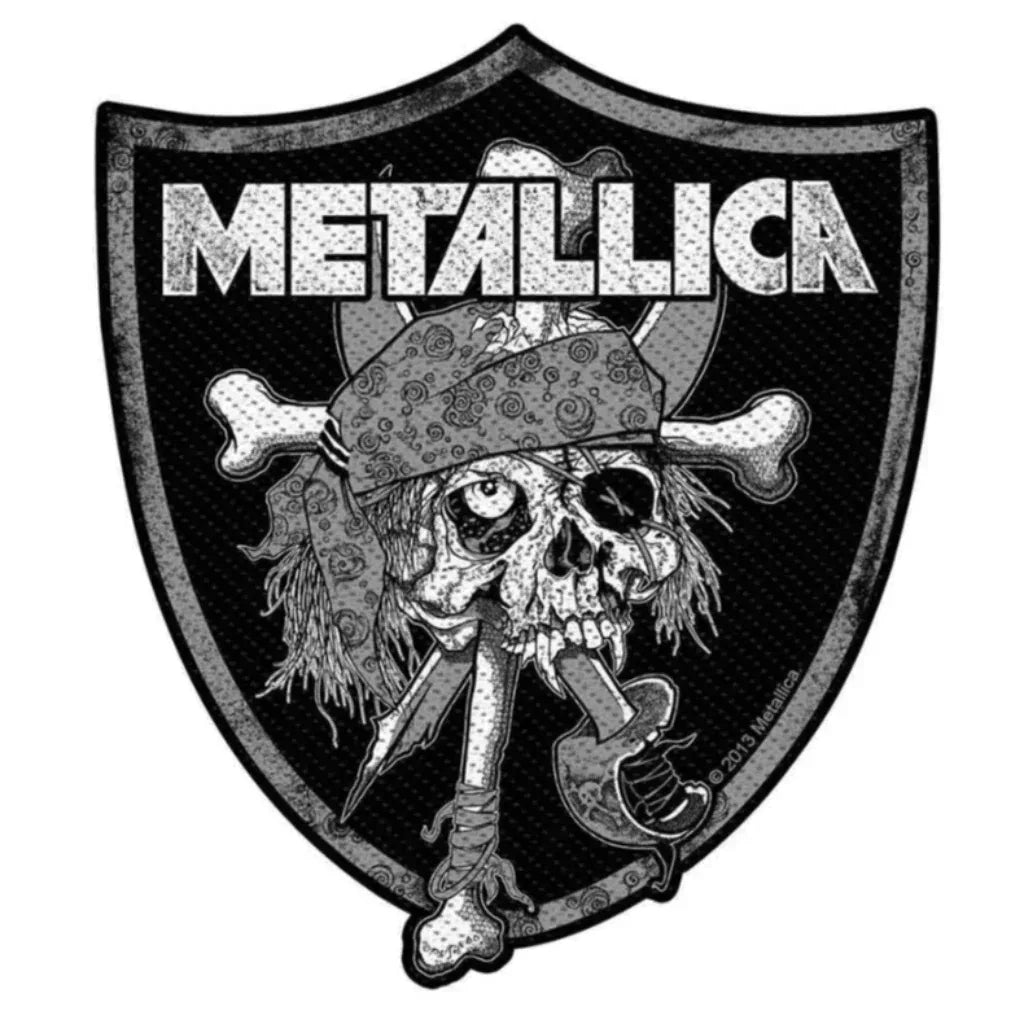 metallica-aufnaeher-patch-raiders-skull - Totenkopf.com