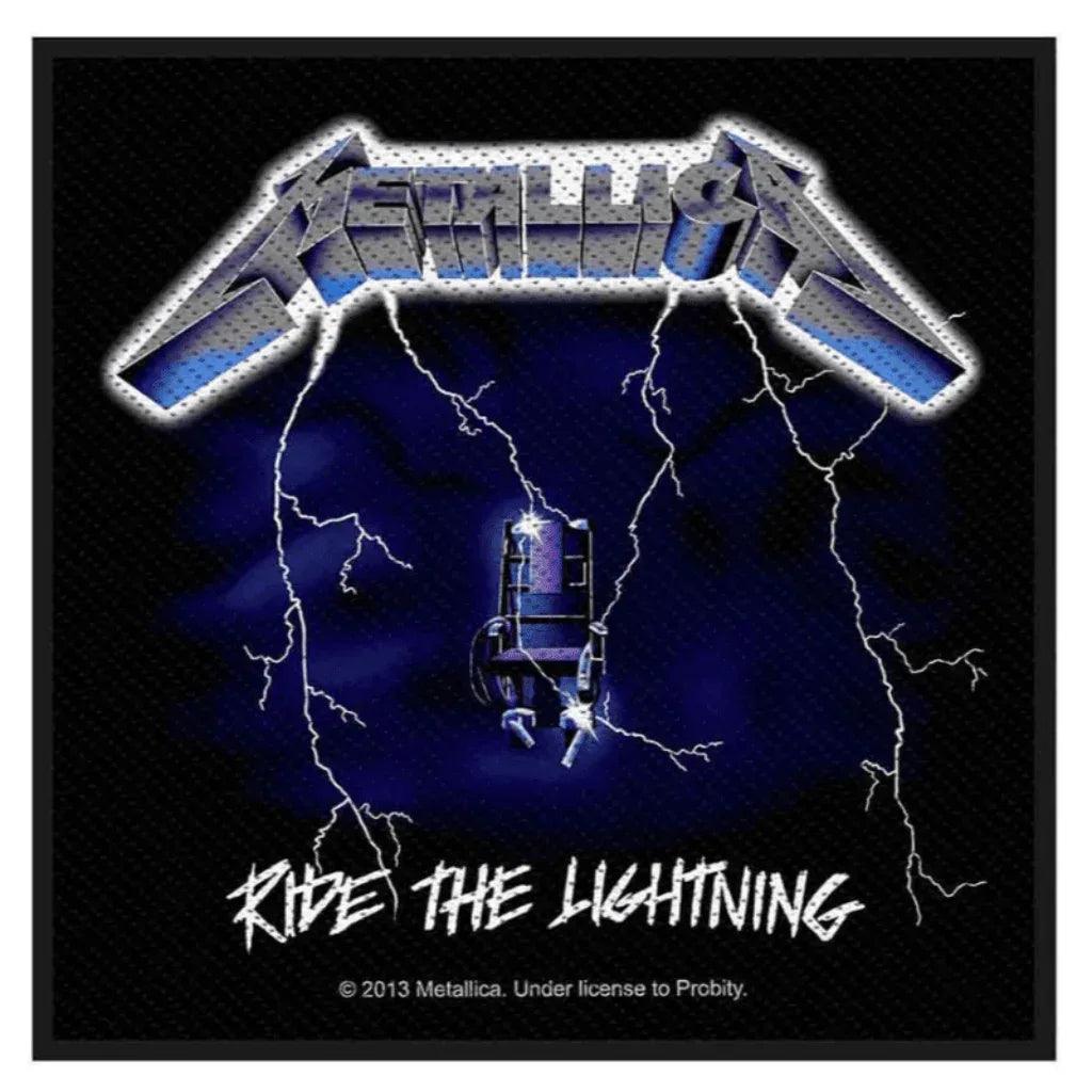 metallica-aufnaeher-patch-ride-the-lightning - Totenkopf.com