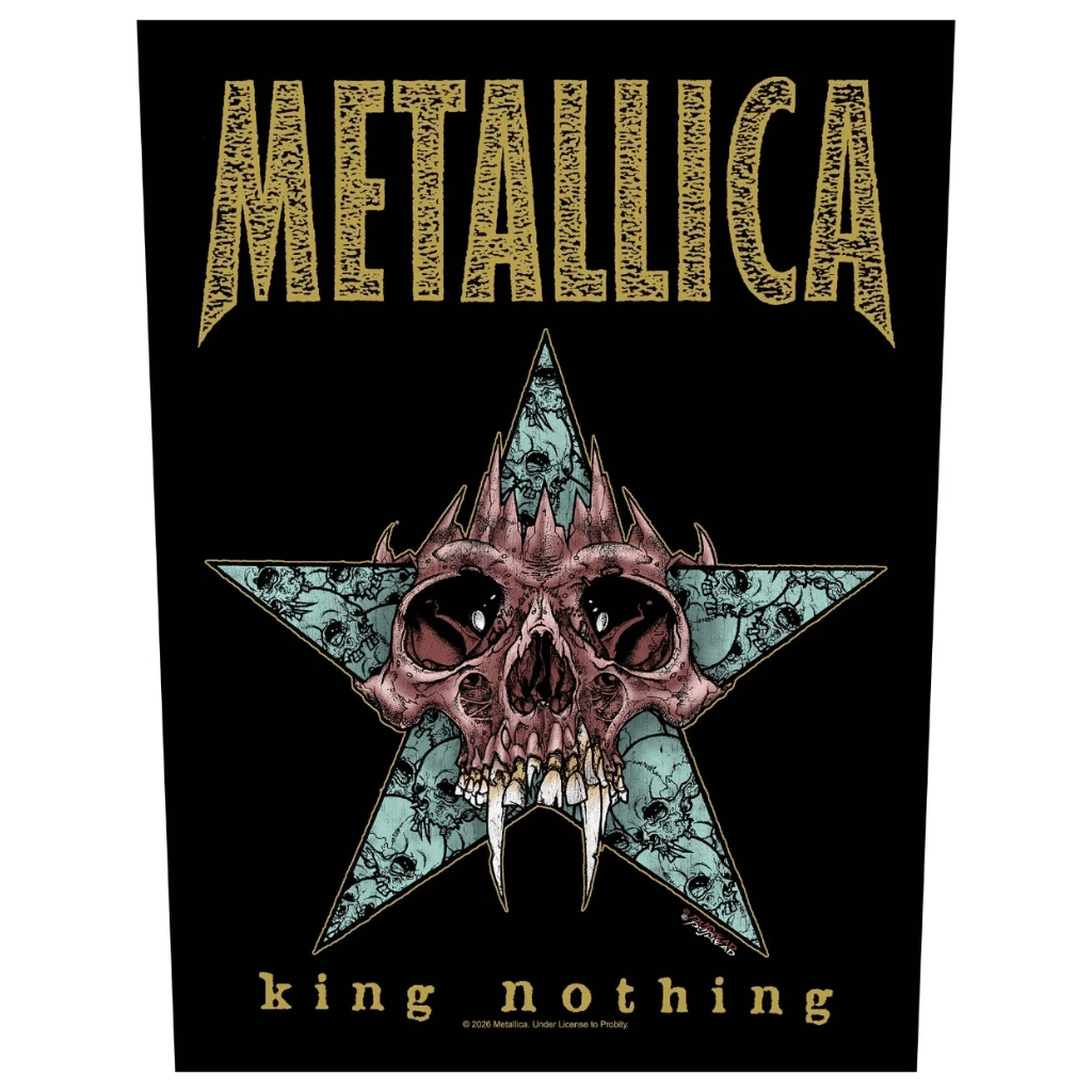 Metallica Backpatch Rückenaufnäher · King Nothing (29cm x 34cm)