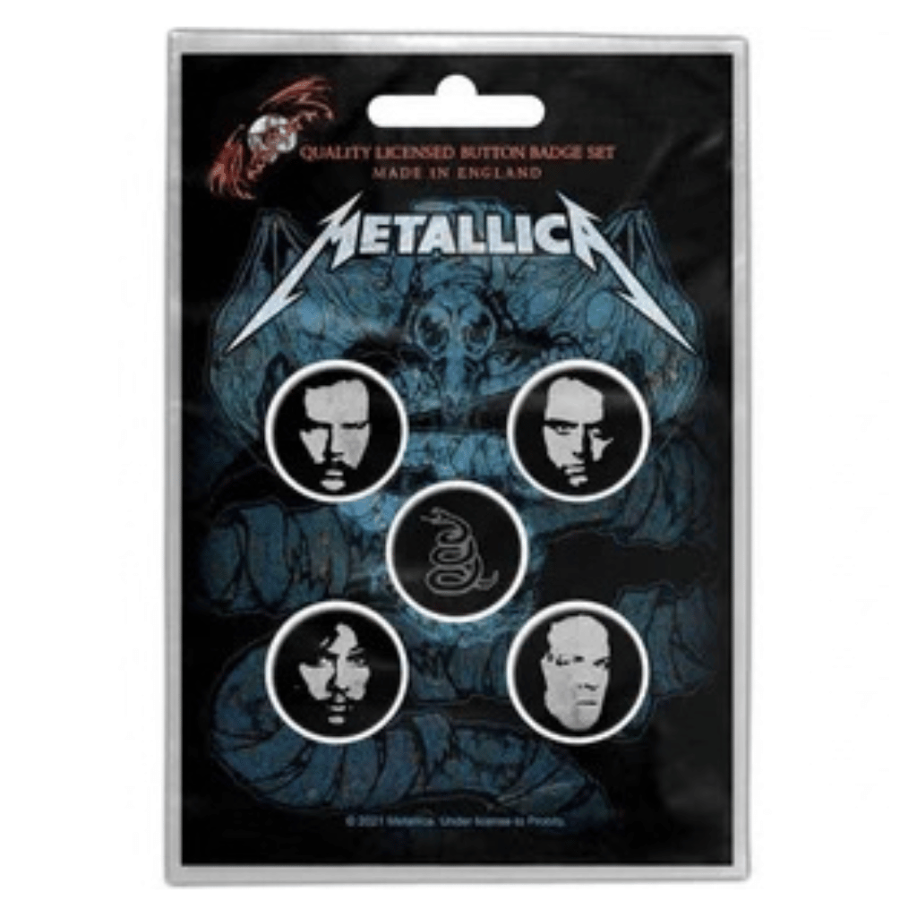 Metallica Anstecker Button · Wherever I May Roam (5 Stück - Ø 15mm)