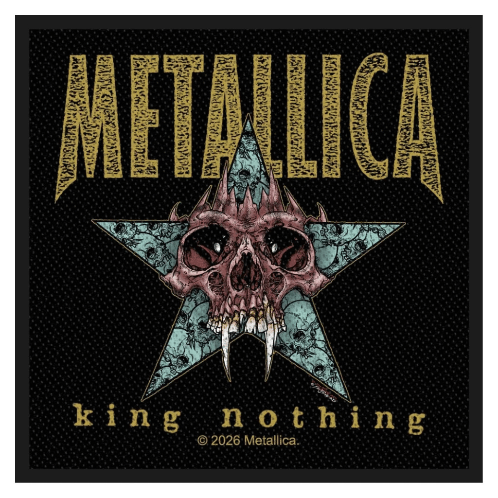 Metallica Patch · King Nothing (10cm x 10cm)